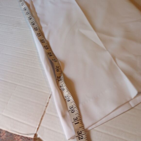 New Cato White Wide Leg High-rise Trousers With Gold Accent Button - Picture 10 of 14